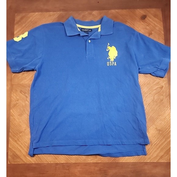Polo Ralph Lauren Other - Polo Ralph Lauren Polo Shirt Boys Blue Large Big Pony Logo Button Collared